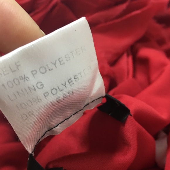 Tadashi Shoji Red Cocktail Dress - Picture 6 of 8